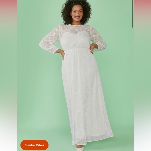 ModCloth NWT Small “Just The Beginning” Maxi Dress Wedding bridesmaid - Picture 3 of 8